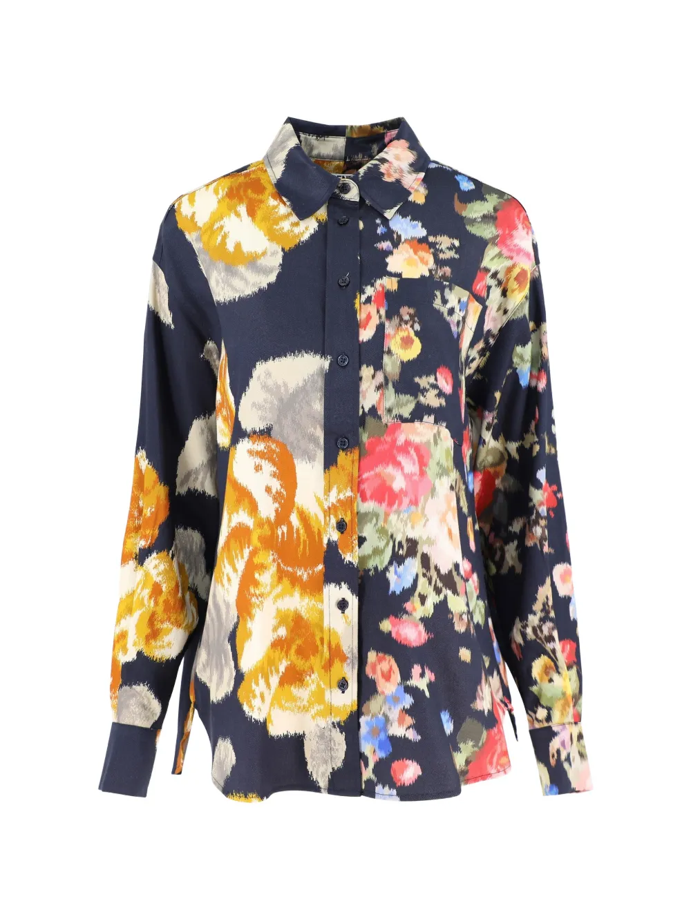 Essentiel Antwerp floral shirt - Blau