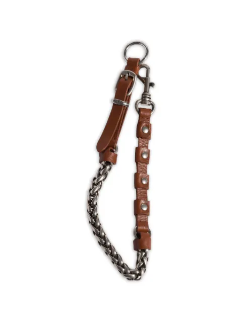 Miu Miu leather and metal key ring trick