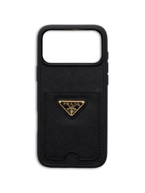 Prada iPhone 17 Pro Max leather phone case