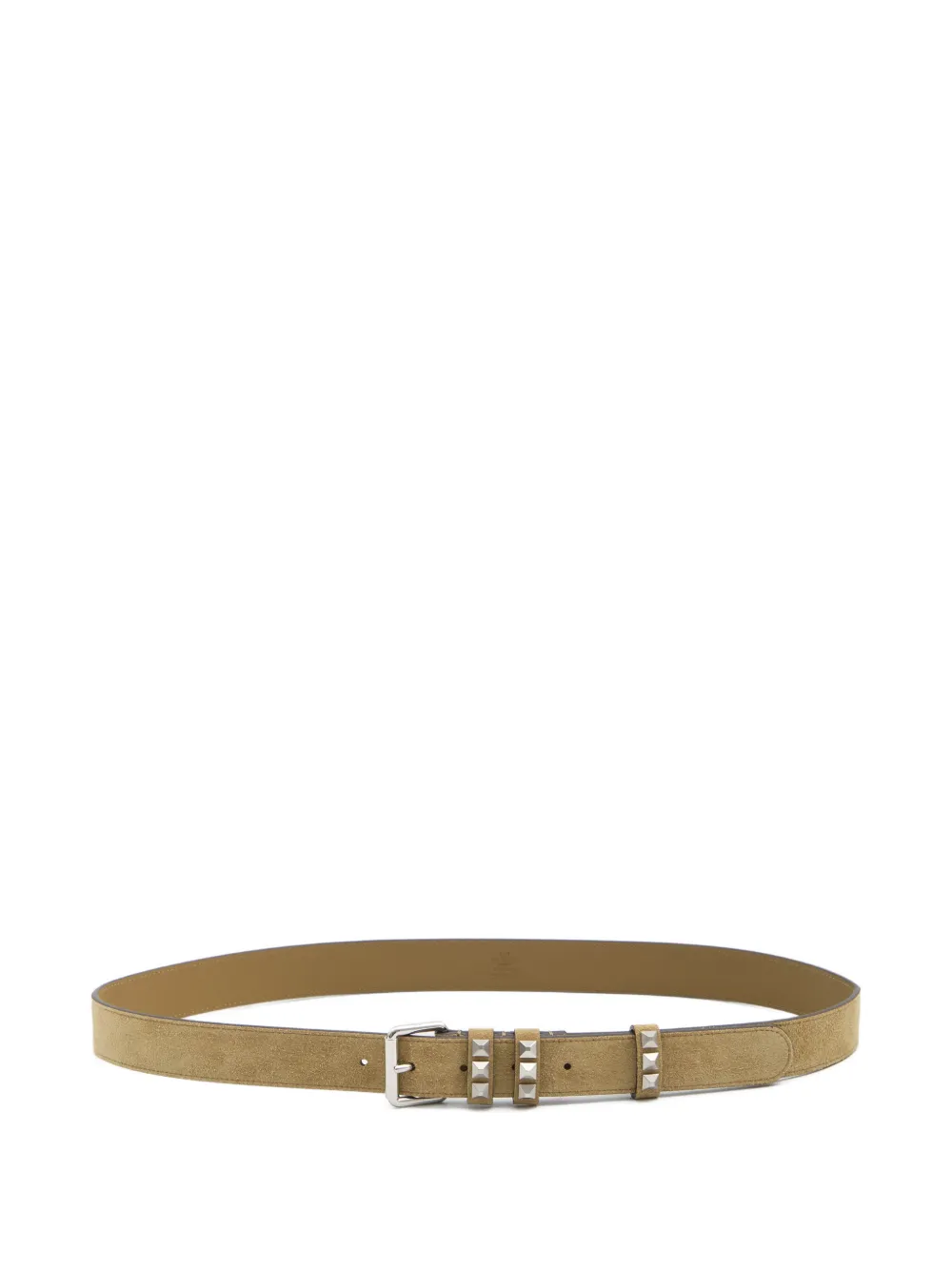 Valentino Garavani rockstud suede belt - Toni neutri