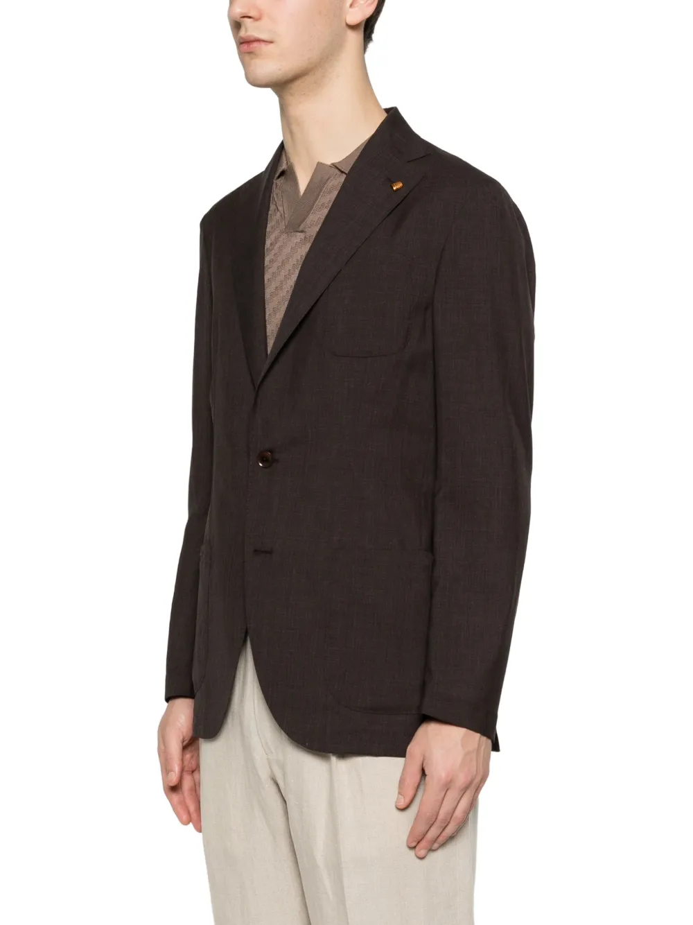 Soffio Flap-Pocket Blazer