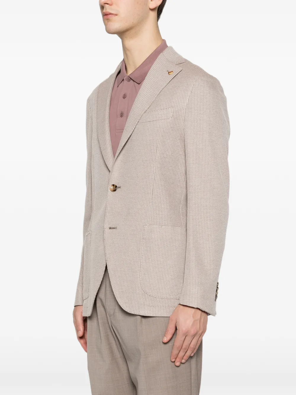  Latorre Textured Blazer - Neutrals 