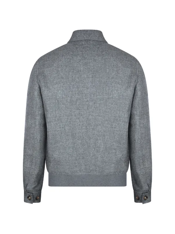 Brunello Cucinelli Buttoned Jacket | Grey | FARFETCH JO