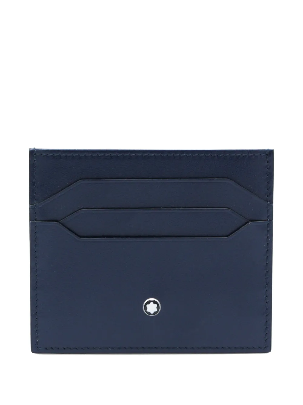 Montblanc leather card holder - Blu