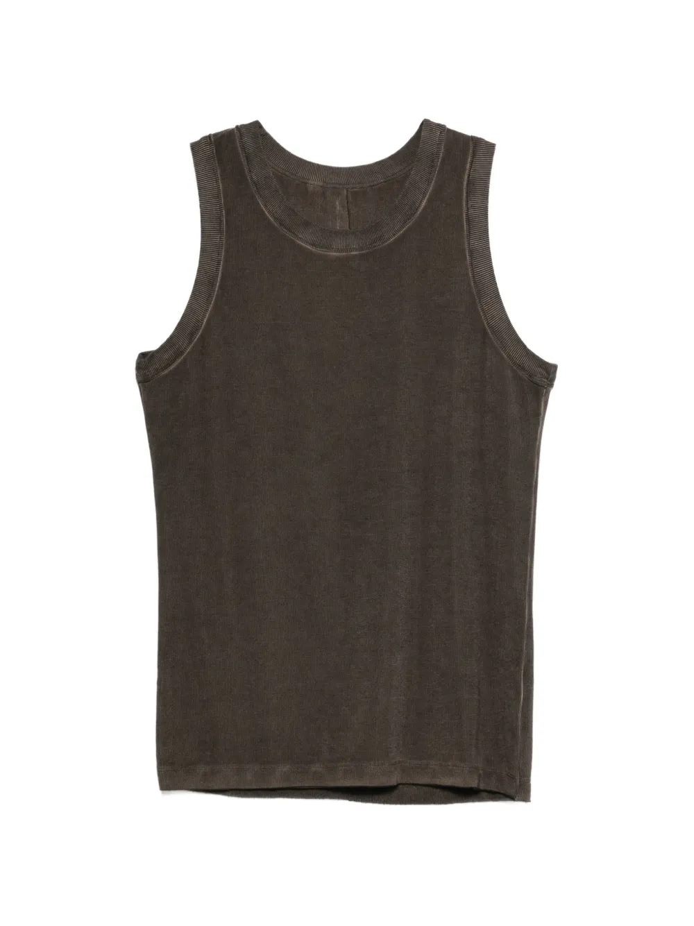 Uma Wang ribbed top - Marrone