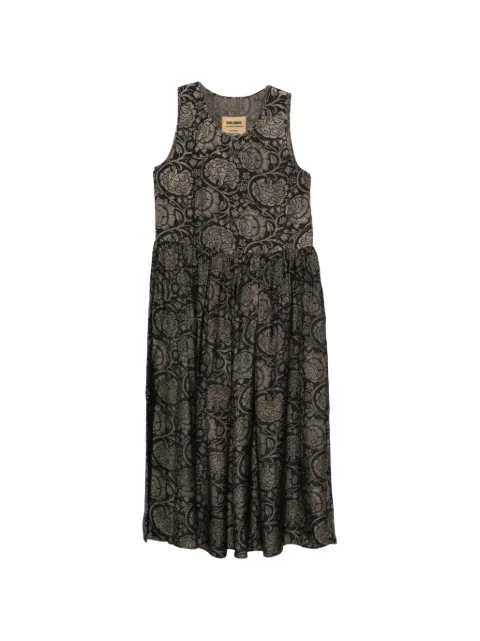 Uma Wang floral-print midi dress