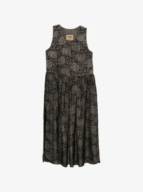 Uma Wang floral-print midi dress