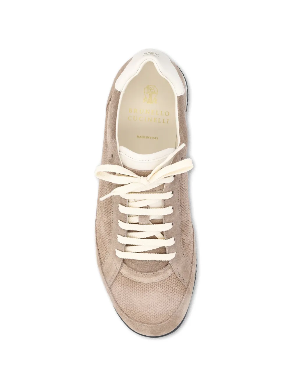 Brunello Cucinelli Sneakers met vlakken Beige