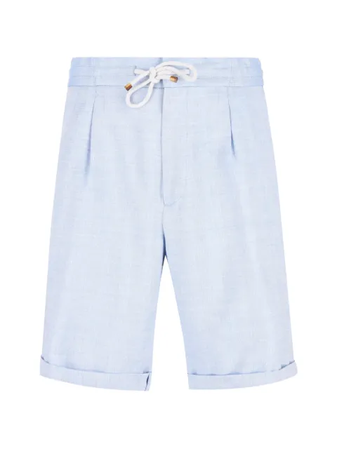 Brunello Cucinelli drawstring pleated shorts