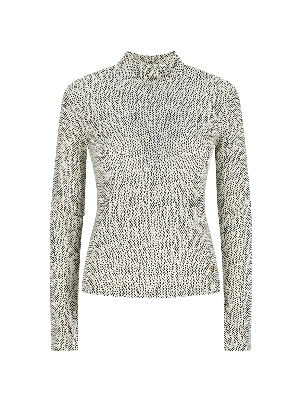 FENDI mock-neck top - Nude