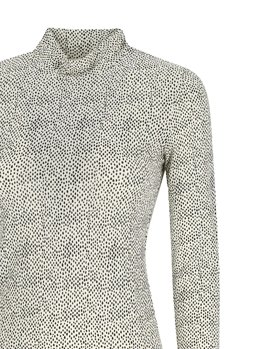  Fendi Mock-neck Top - Neutrals 