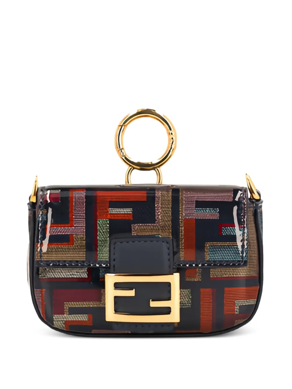 FENDI nano Baguette bag charm - Blue