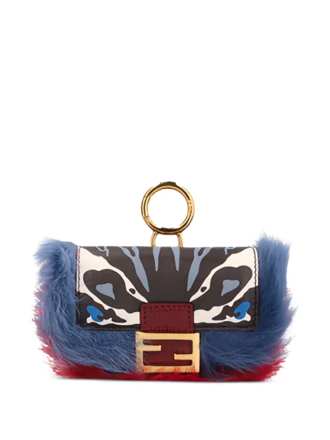 FENDI nano Baguette leather bag charm