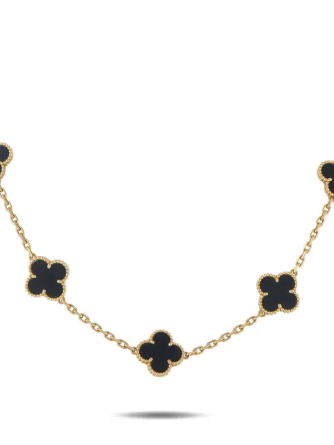 Van Cleef & Arpels Alhambra ten-motif necklace