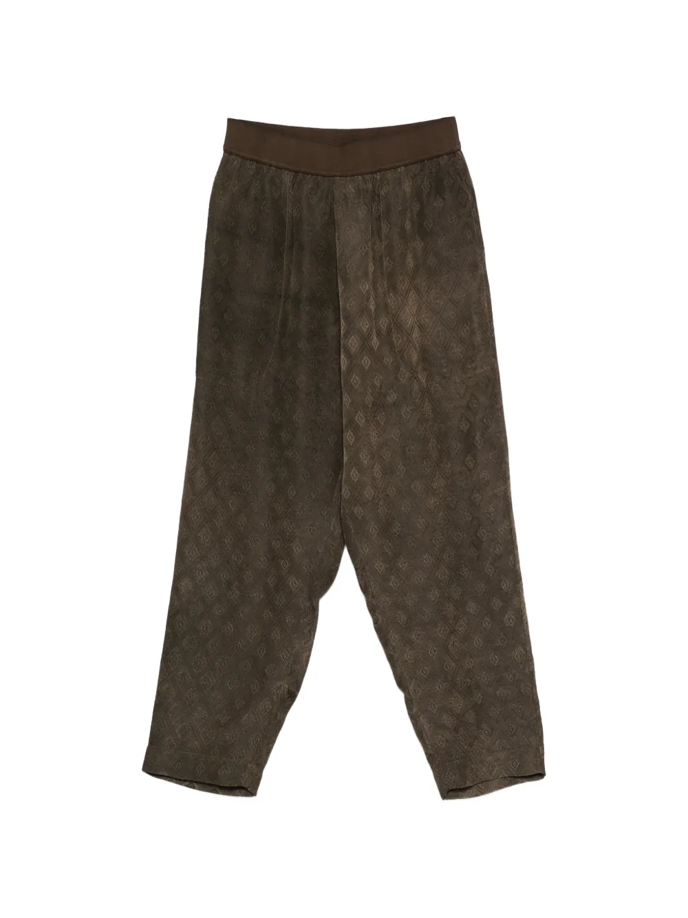 Uma Wang patterned trousers - Marrone