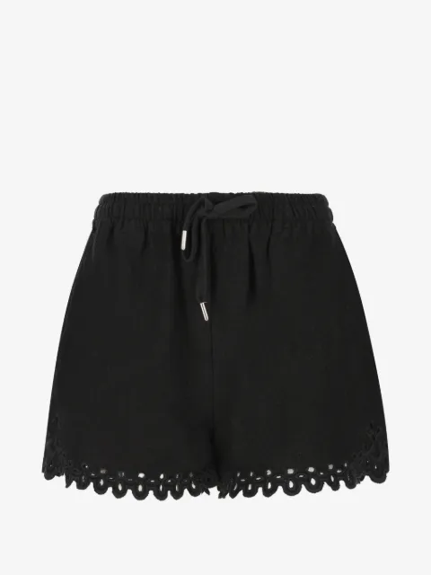 MARANT ÉTOILE shorts Balyme con bordado inglés