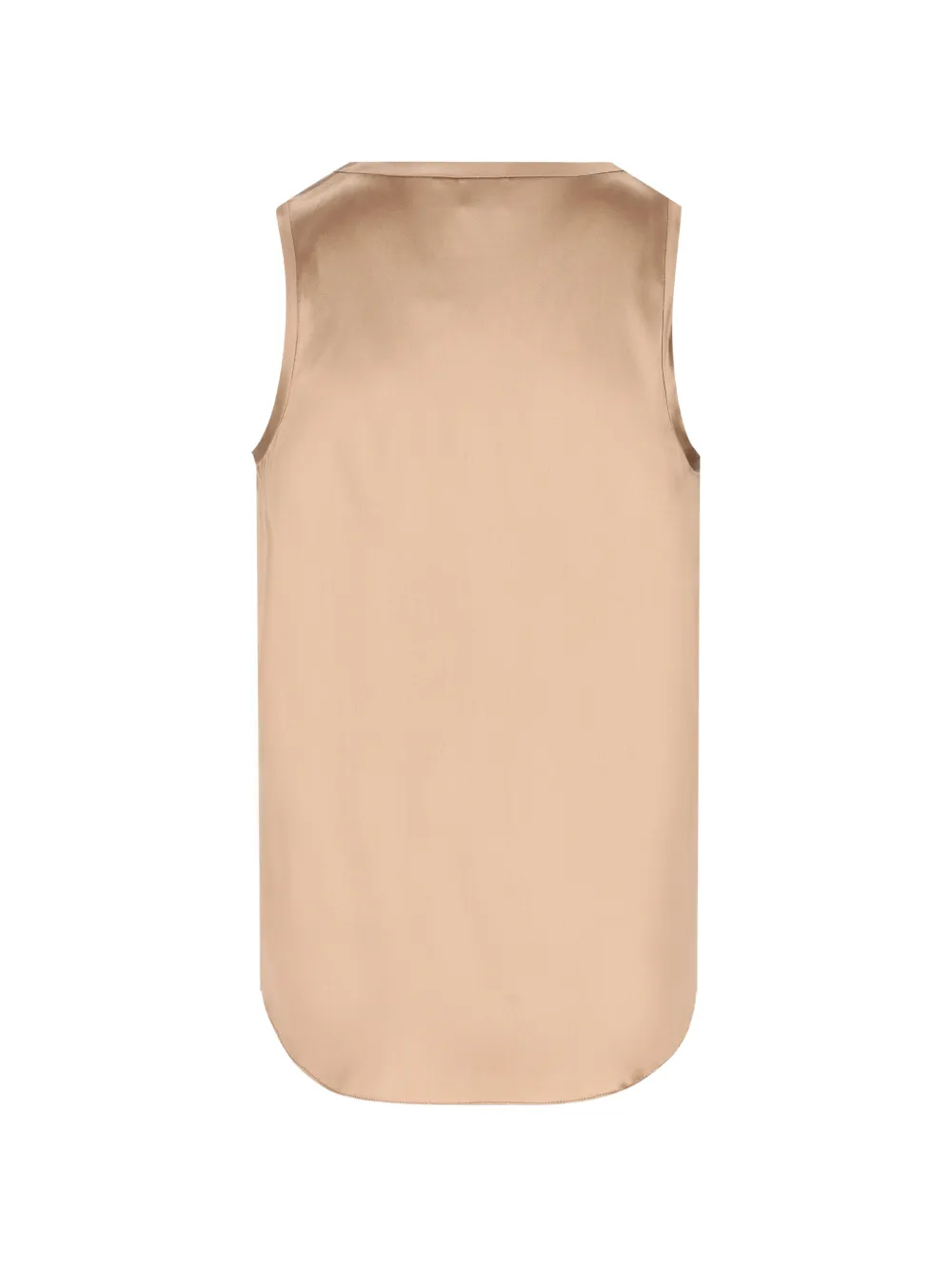 Brunello Cucinelli Tanktop met diepe ronde hals Beige