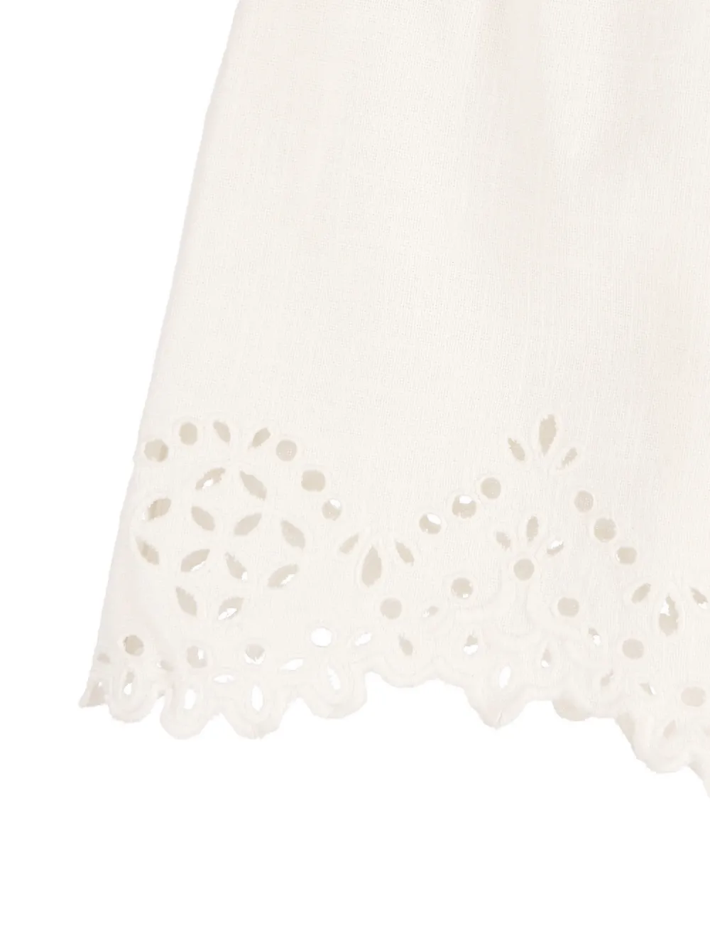 ISABEL MARANT Mini-rok met ringlets Wit