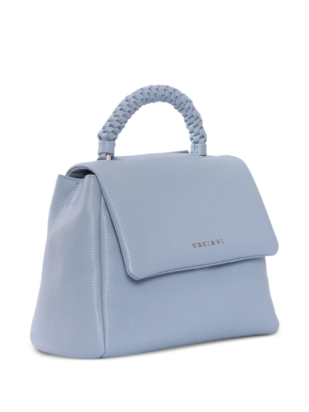 Orciani Sveva Sense Scooby kleine shopper met gevlochten handgreep Blauw