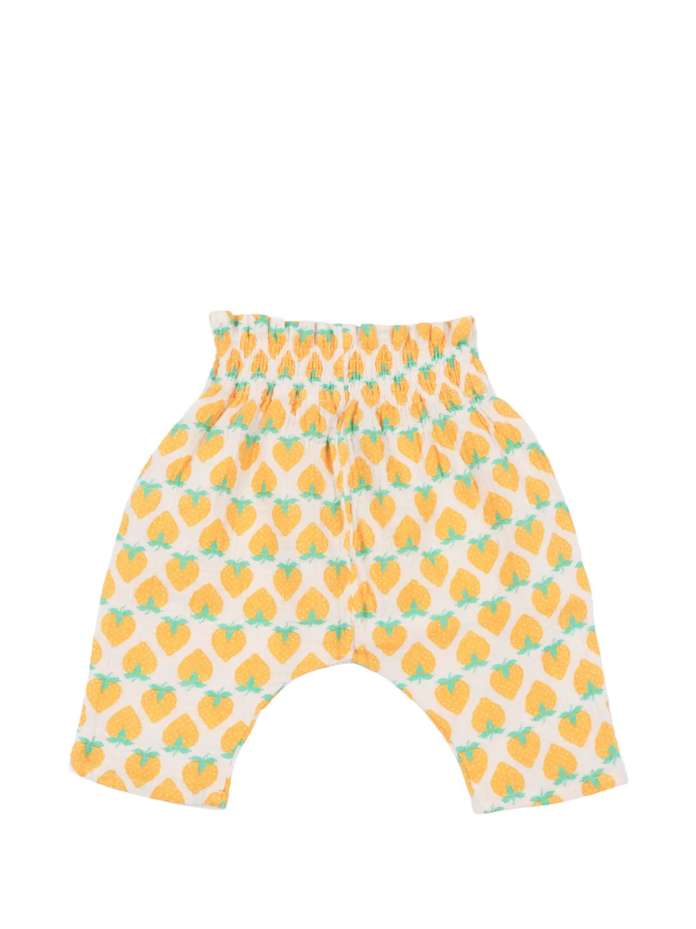 Bobo Choses Broek met aardbeipatroon Geel