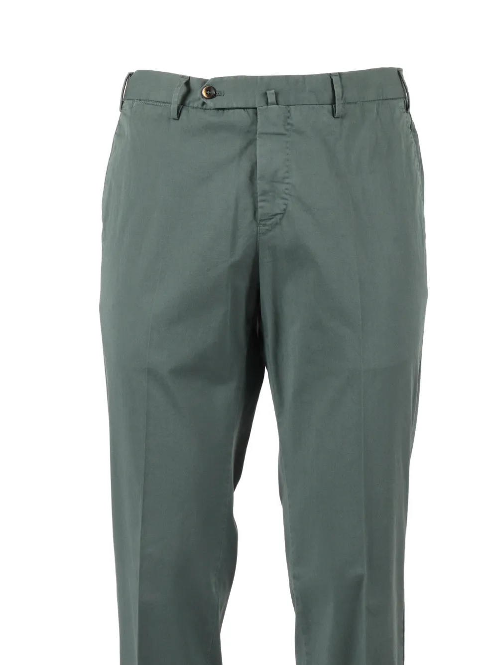 PT Torino Broek met riemlussen Groen