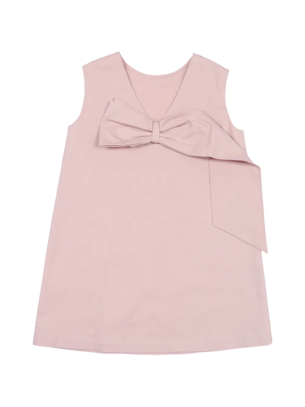 Douuod Kids bow-detail A-line dress - Rosa