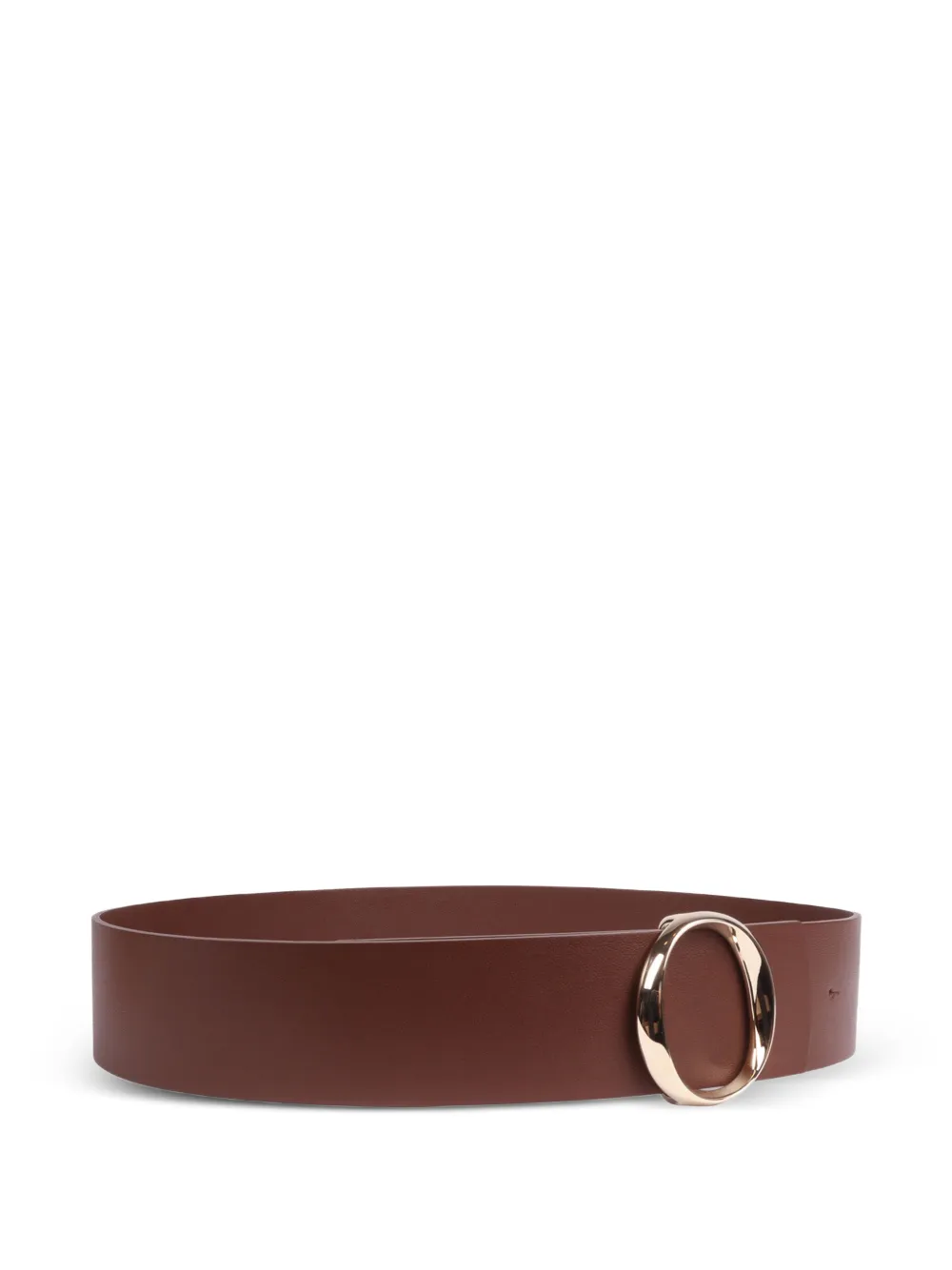 Orciani Liberty riem met ovalen gesp Bruin