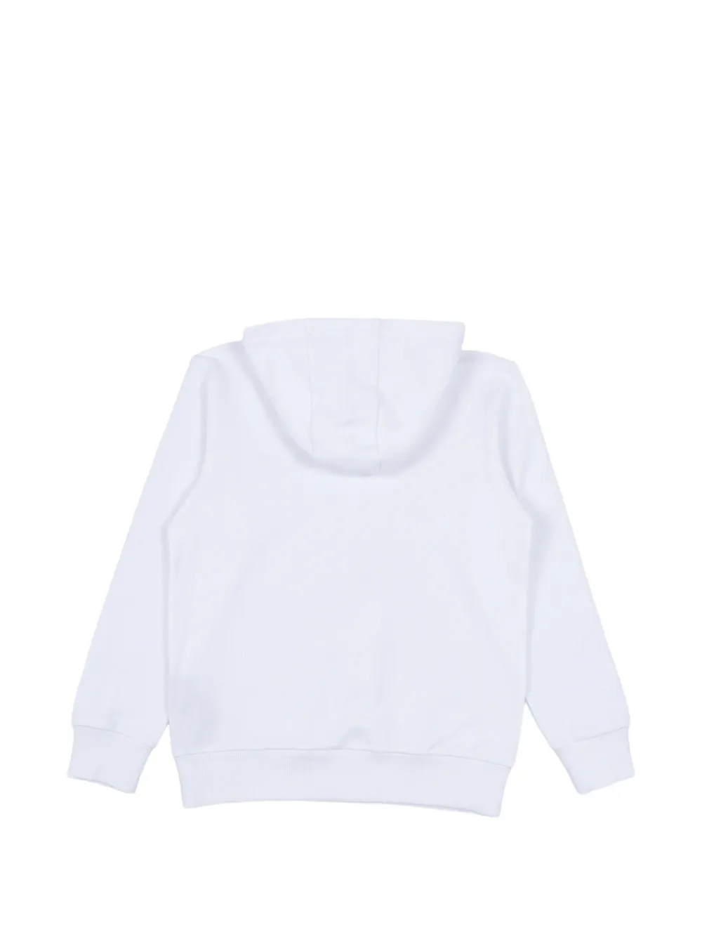 Balmain Kids Hoodie met logoprint Wit