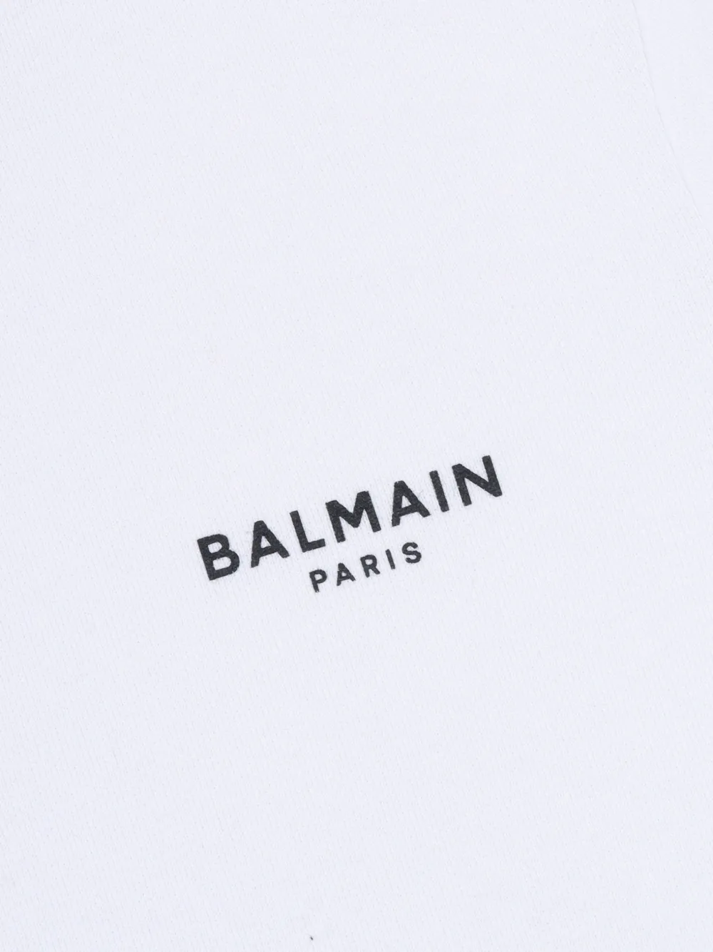 Balmain Kids Hoodie met logoprint Wit