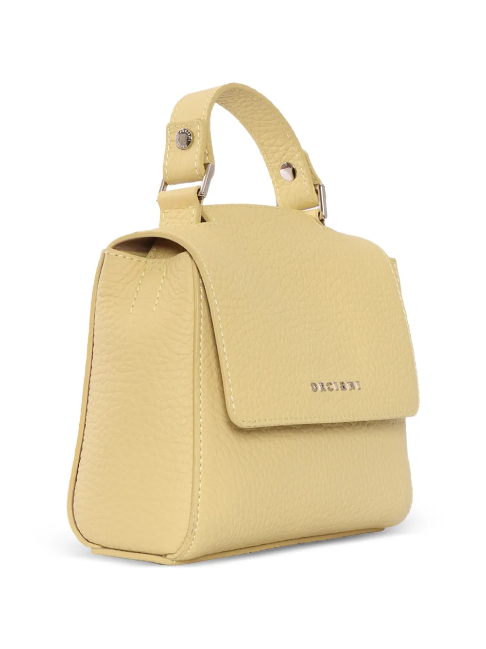  Orciani Small Sveva Soft Top-handle Tote Bag - Yellow 