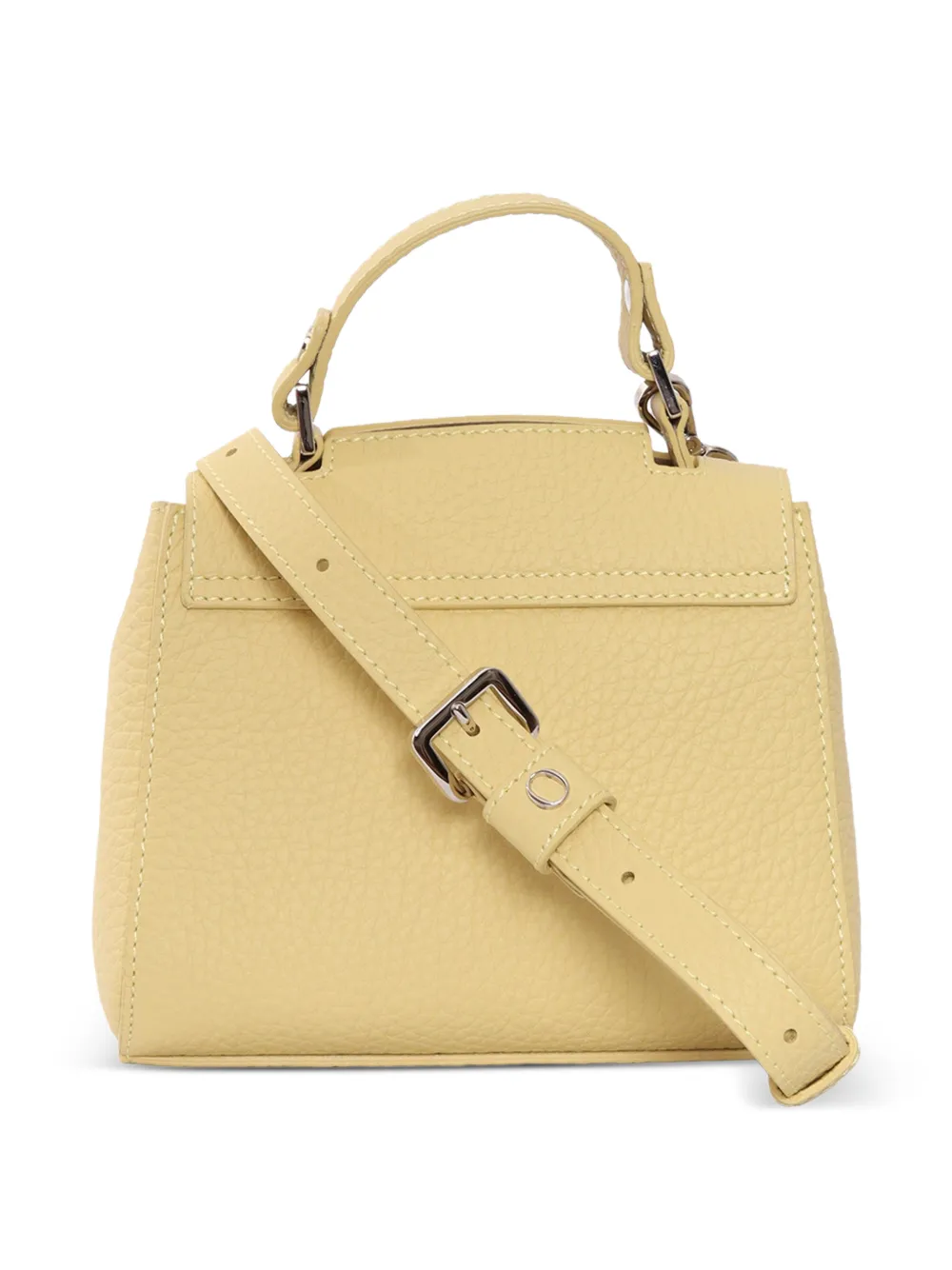  Orciani Small Sveva Soft Top-handle Tote Bag - Yellow 