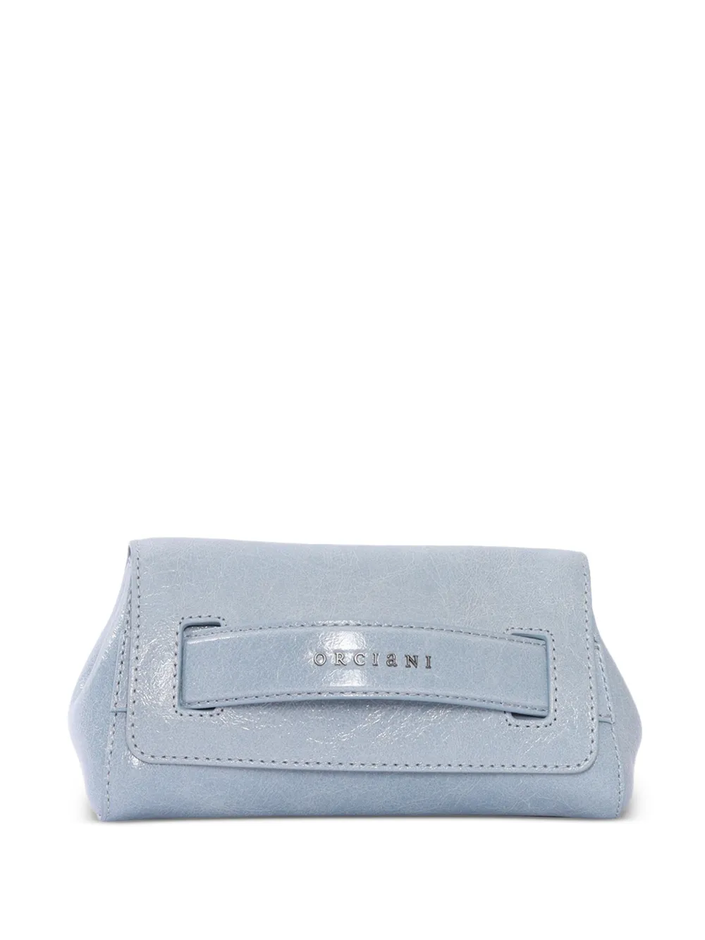 Orciani blue clutch bag
