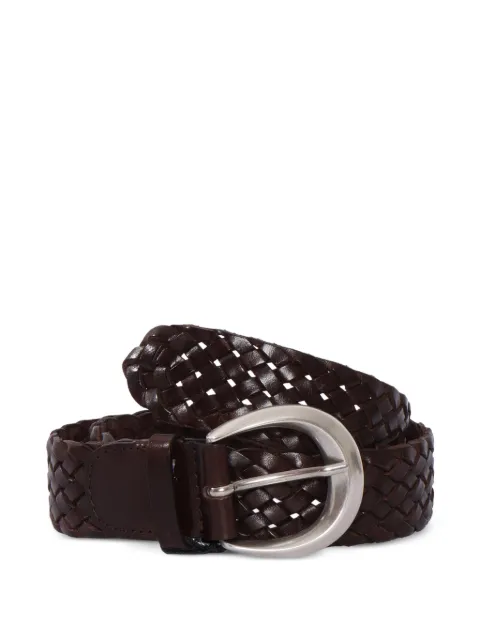Orciani braided leather belt