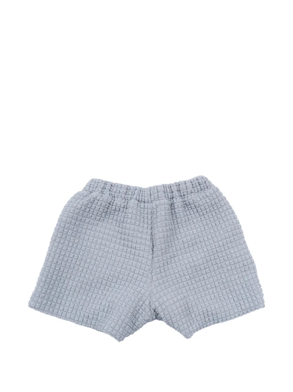  Douuod Kids Waffle-knit Shorts - Blue 