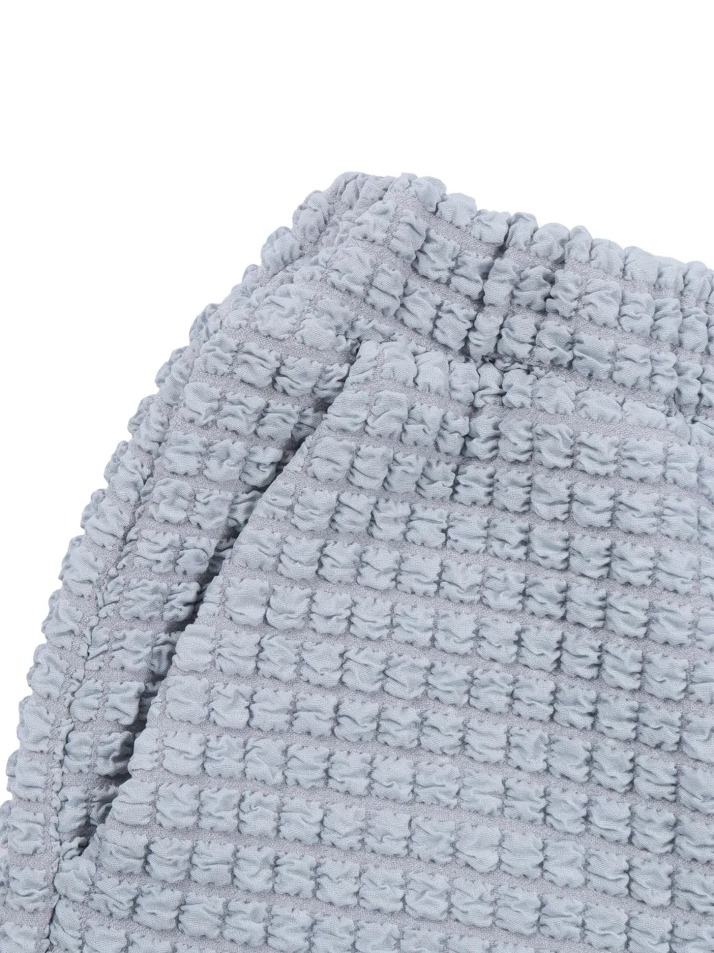  Douuod Kids Waffle-knit Shorts - Blue 