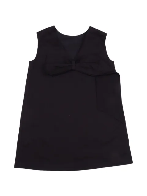 Douuod Kids 보우 디테일 민소매 드레스