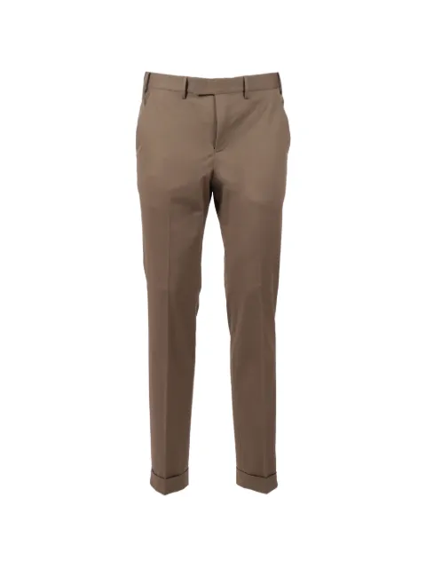 PT Torino flap-pocket turn-up trousers
