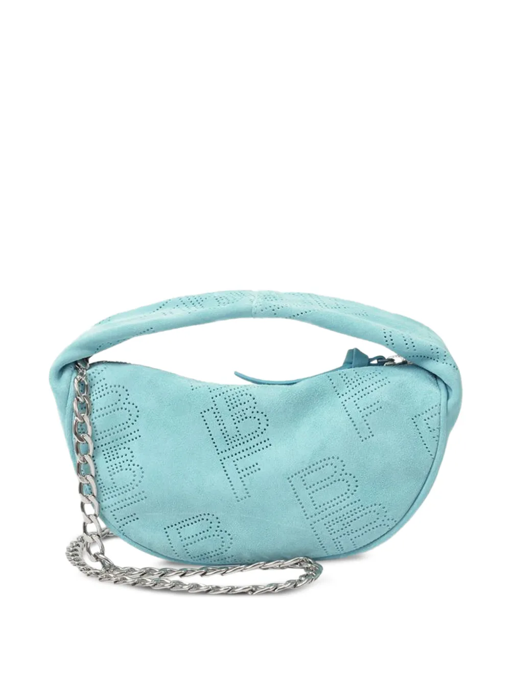  By Far Cush Perforated Chain Baby Bag - Blue 