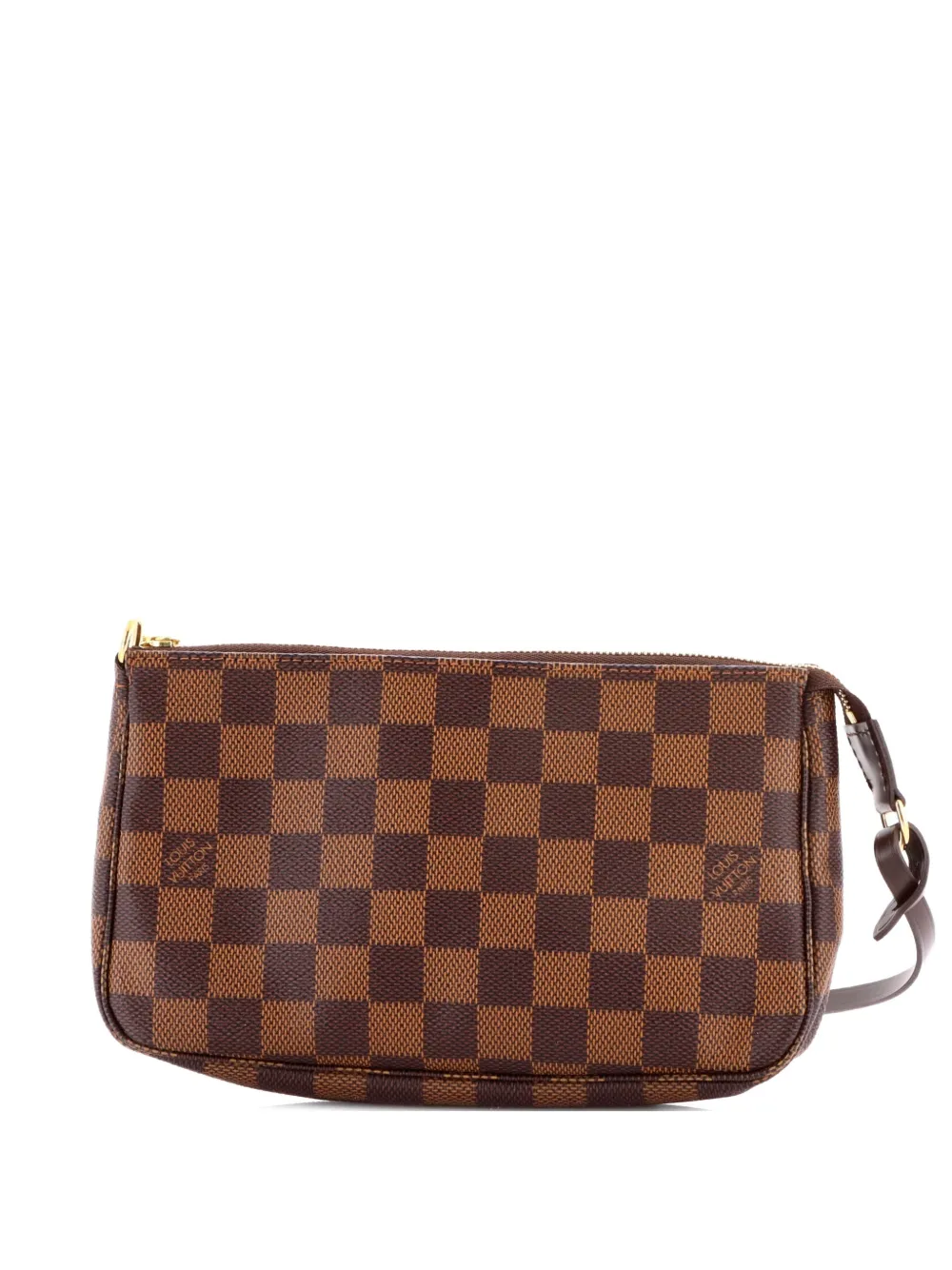 Louis Vuitton Pre-Owned Clutch Pochette Accessoires in tela Damier - Marrone