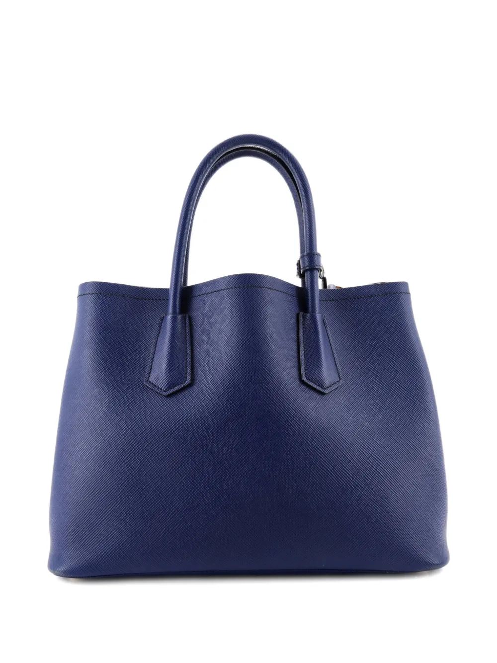 Cuir Double Saffiano Leather Medium Tote Bag