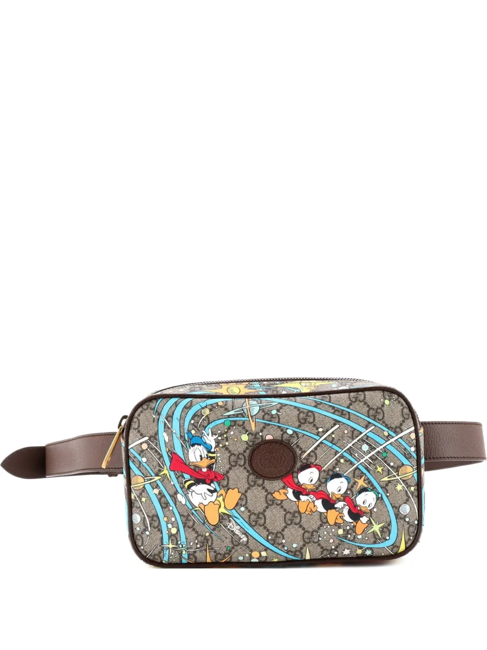 Gucci Pre-Owned Marsupio Disney Donald Duck in tela cerata GG - Multicolore