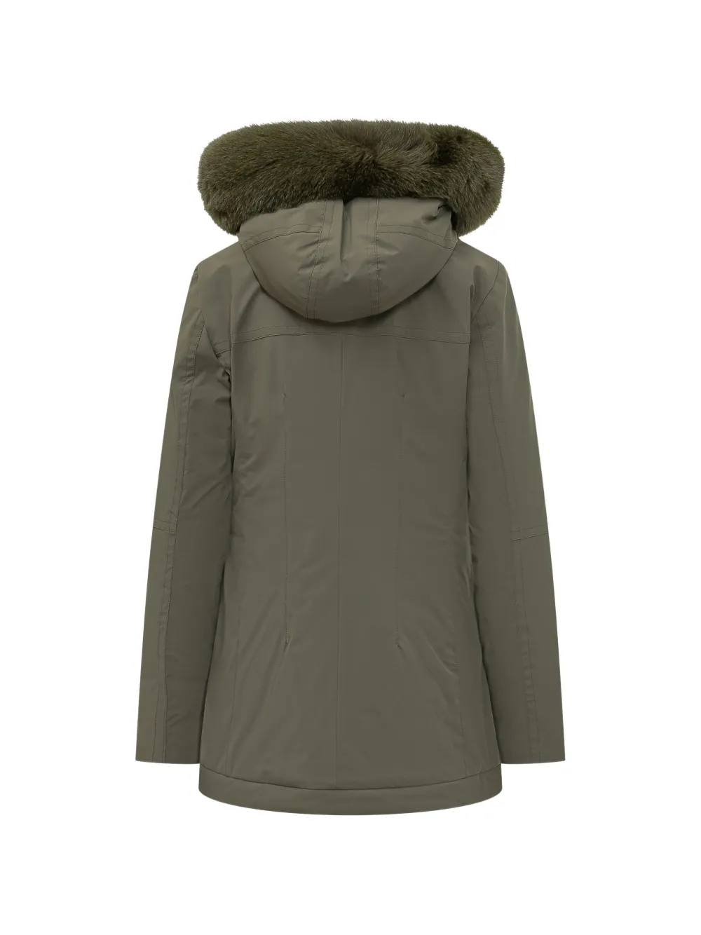 Fur-Trimmed Hooded Parka