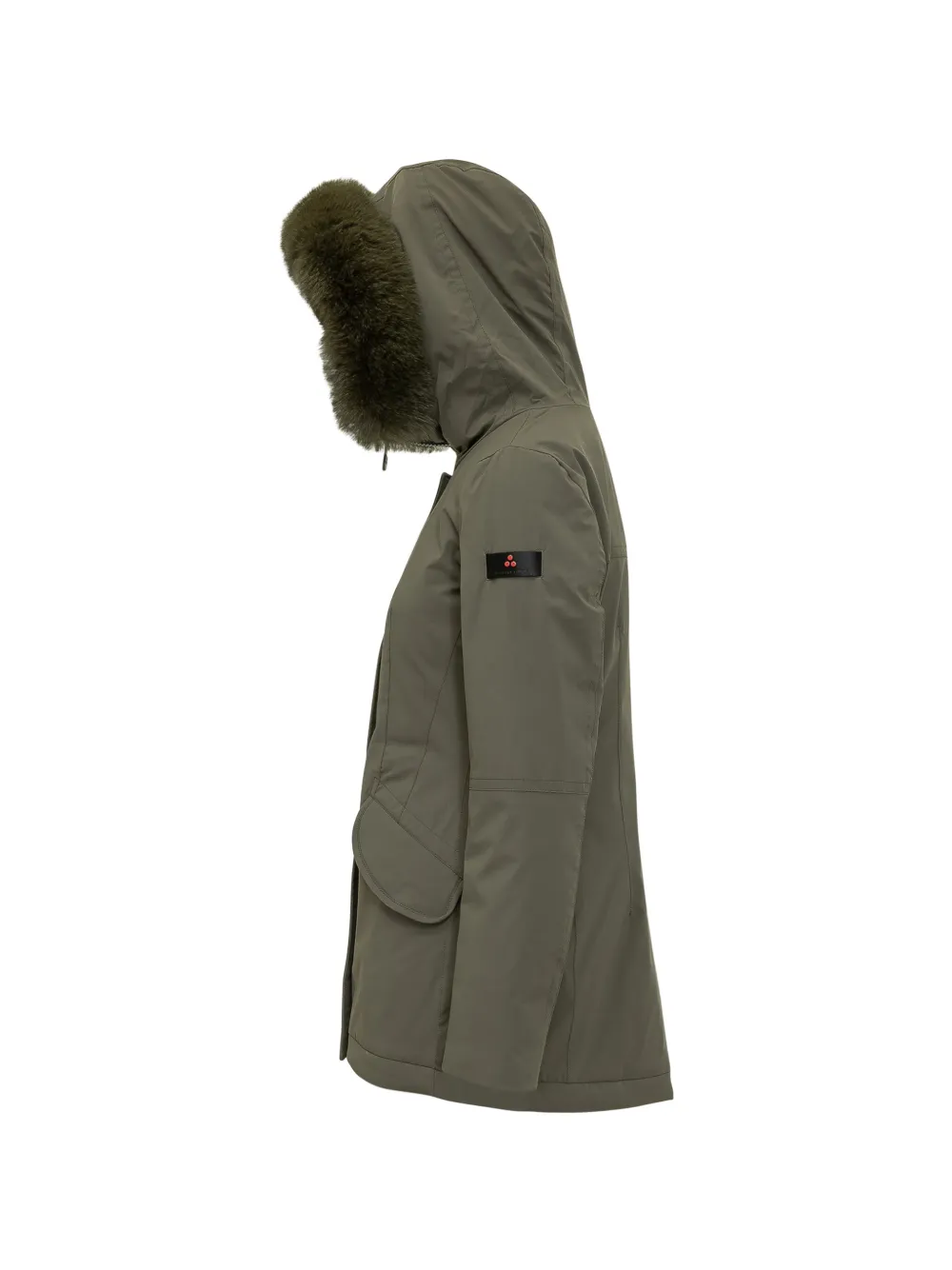 Fur-Trimmed Hooded Parka