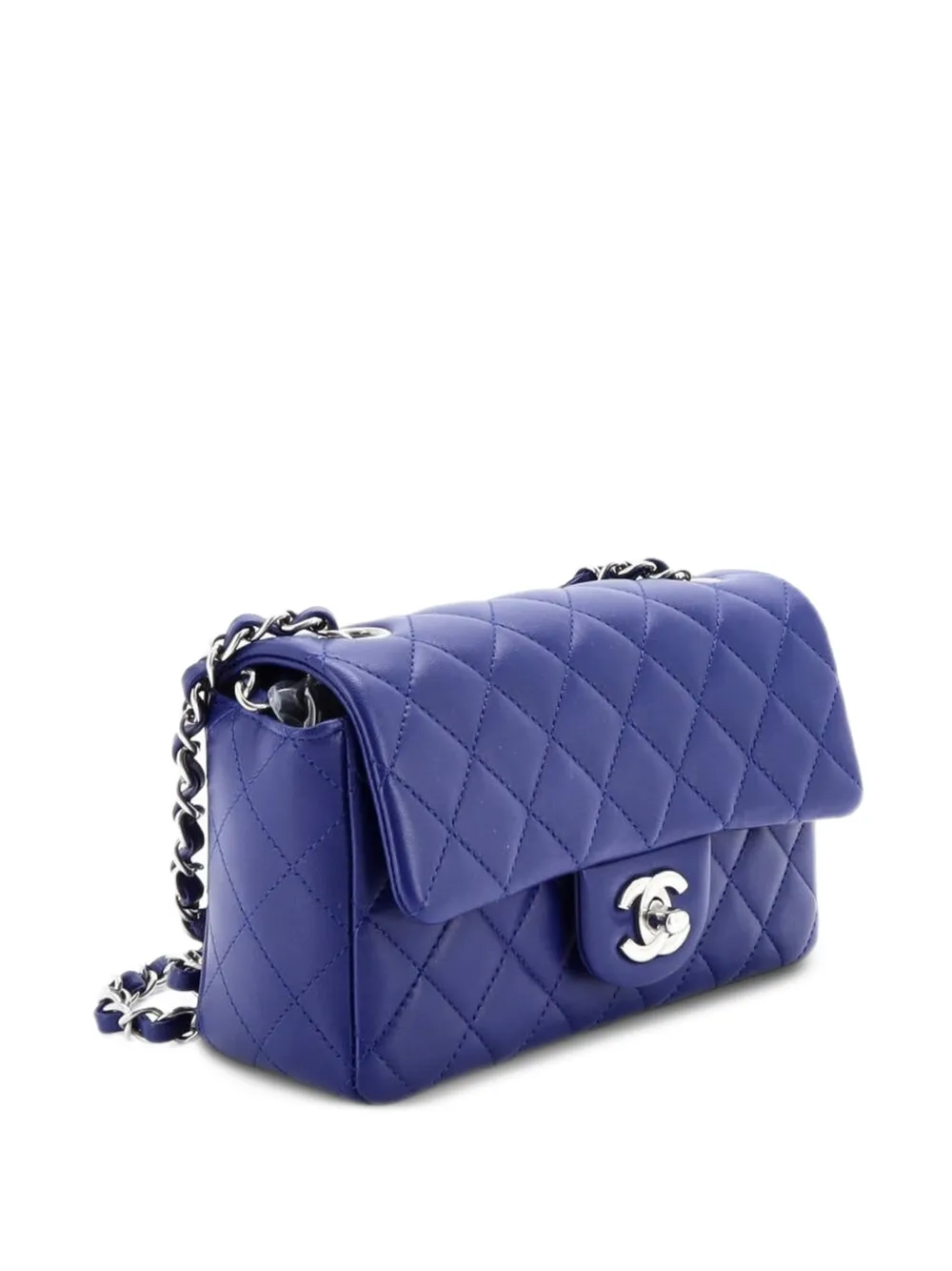 Classic Single Flap Bag Quilted Lambskin Mini Crossbody Bag