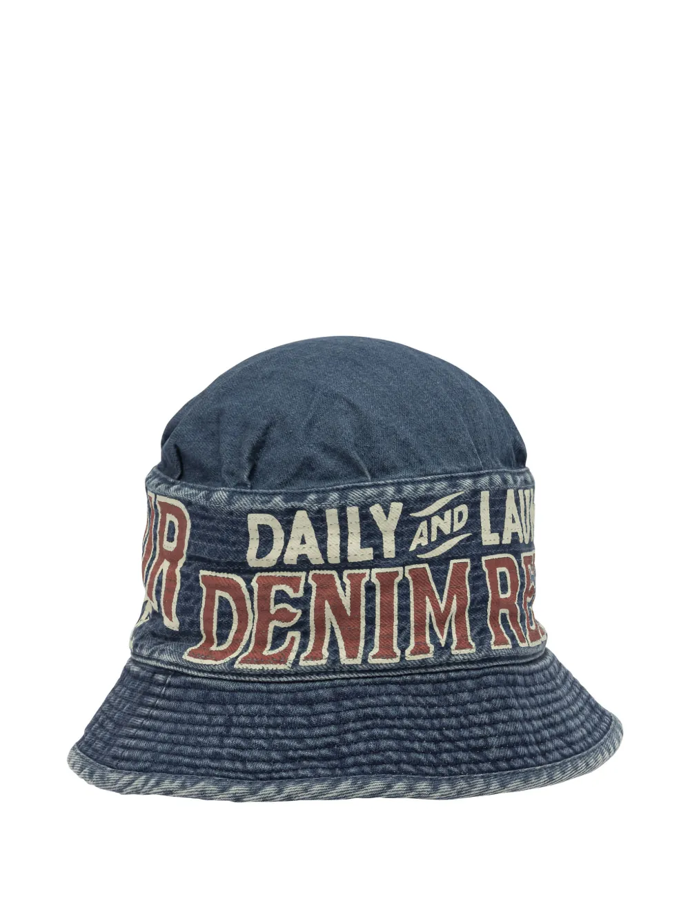 KAPITAL lettering bucket hat - Blu