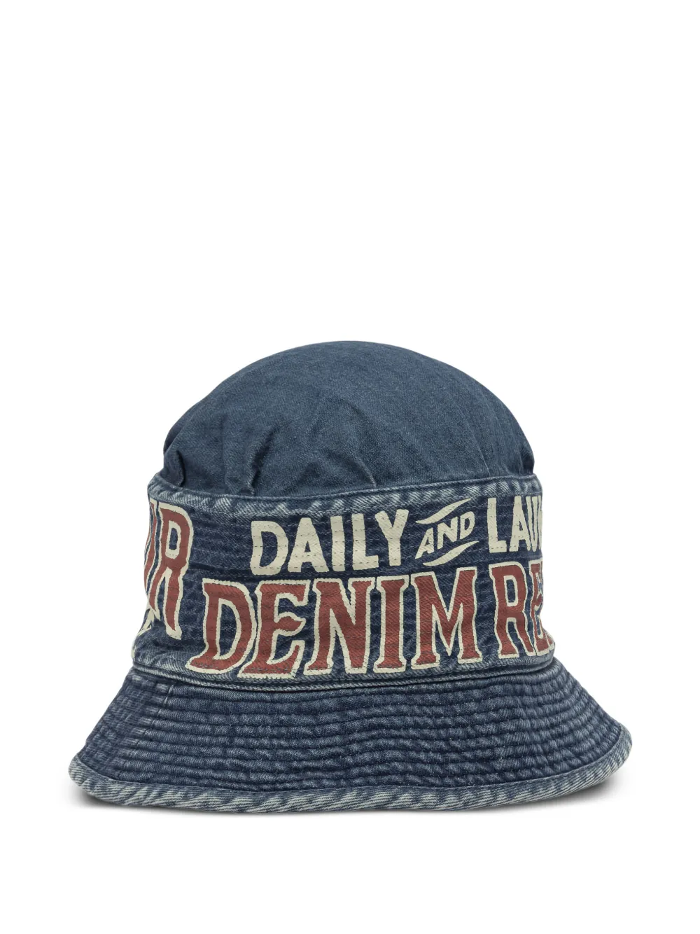 KAPITAL lettering bucket hat - Blu