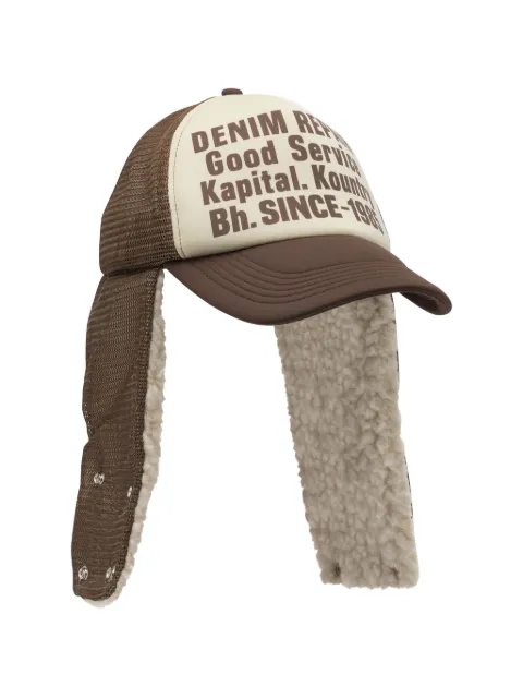 KAPITAL print flap hat