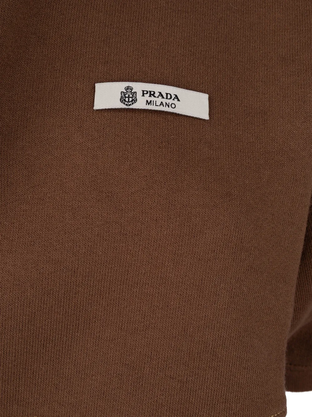 Prada Blouse met vlakken Bruin