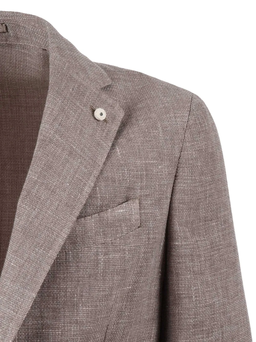  Brando Drop Two-button Blazer - Brown 