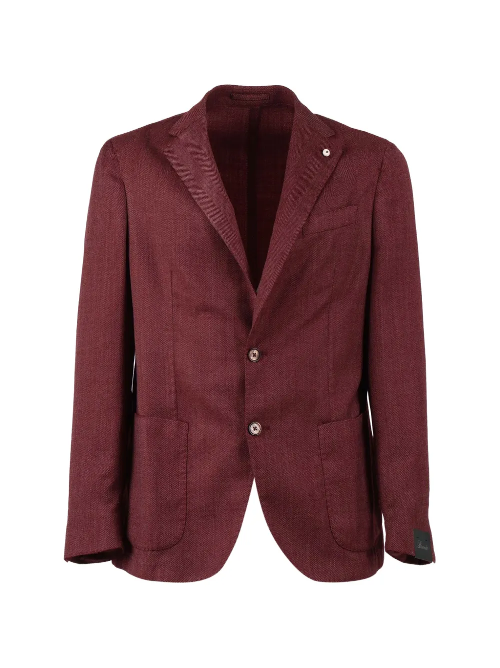 BRANDO single-breasted blazer - Red